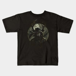 Dark Moon Plague Doctor Kids T-Shirt